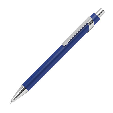 Metall-Kugelschreiber Faro, blaue Mine, blau