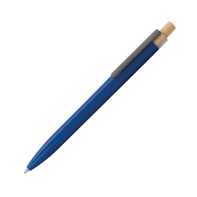 Kugelschreiber aus recyceltem Aluminium , blau