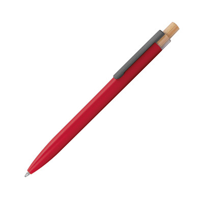 Kugelschreiber aus recyceltem Aluminium , rot