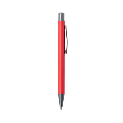 Metall-Kugelschreiber Alu-Recycled, rot-matt