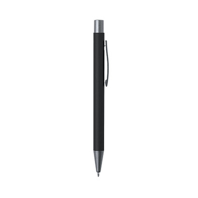 Metall-Kugelschreiber Alu-Recycled, schwarz-matt