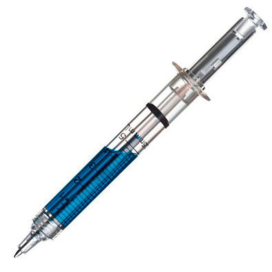 Druckkugelschreiber Injection 1, blaue Mine, blau