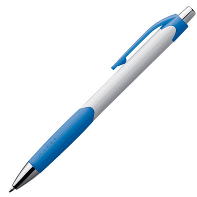 Druckkugelschreiber Mao, blaue Mine, blau