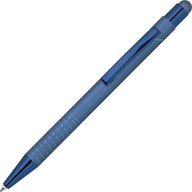 Kugelschreiber mit Touch Pen ANGELO, dunkelblau
