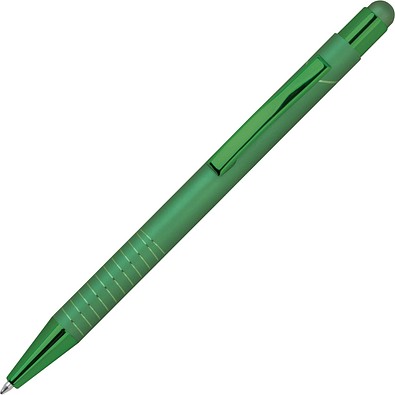 Kugelschreiber mit Touch Pen ANGELO, grün