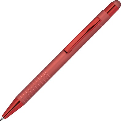Kugelschreiber mit Touch Pen ANGELO, rot