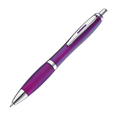 LANCE® Kugelschreiber Rio, blaue Mine, lila-transparent
