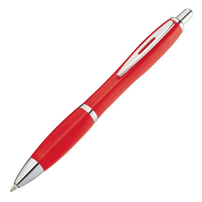 LANCE® Kugelschreiber Rio, blaue Mine, rot-opak