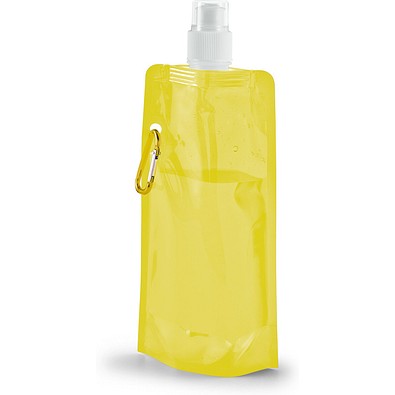 KWILL. 460 ml PE-Faltflasche, Gelb