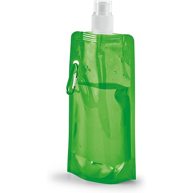 KWILL. 460 ml PE-Faltflasche, Grün