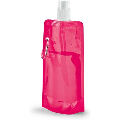 KWILL. 460 ml PE-Faltflasche, Rosa