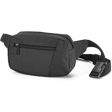 LAGOS. Gürteltasche aus 600D Polyester, Schwarz