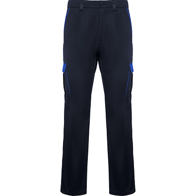Lange Hose Trooper in Farbkombination, 52, navy/royalblau