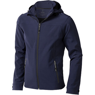 ELEVATE Herren Softshell Jacke Langley, dunkelblau, XL