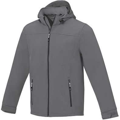 Langley Softshelljacke für Herren, stahlgrau,  S