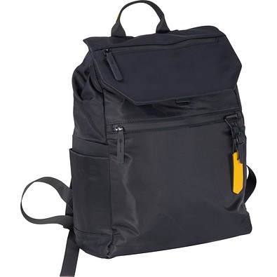 Laptop Rucksack mit Akzenten, schwarz