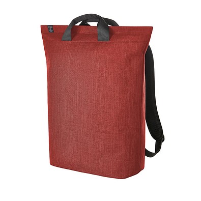 Laptop-Rucksack EUROPE, rot meliert