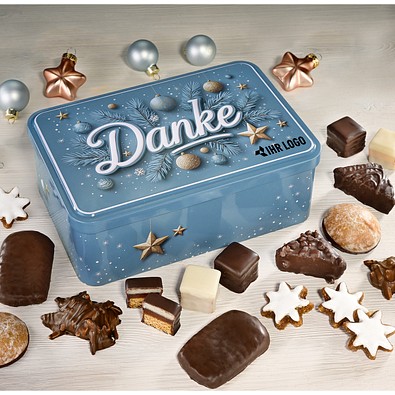 Lebkuchen-Geschenkdose Danke