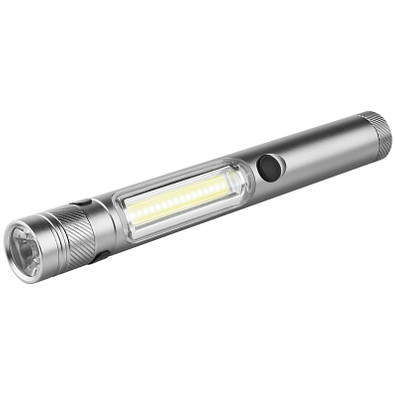 METMAXX® LED-Arbeitsleuchte, groß, 17 cm, titan