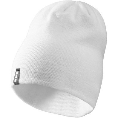 ELEVATE Unisex Mütze Beanie Level, weiß