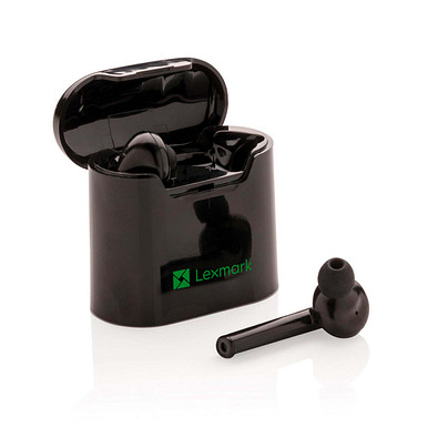 XD COLLECTION kabellose Kopfhörer Liberty in Ladebox, schwarz XD COLLECTION kabellose Kopfhörer Liberty in Ladebox, schwarz