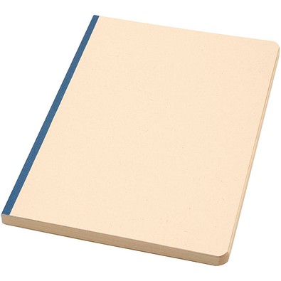 Liliana A5 Zuckerrohr und RPET Softcover Notizbuch, Ozeanblau