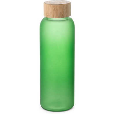 LILLARD. Flasche aus Borosilikatglas mattiert 500 ml, Hellgrün