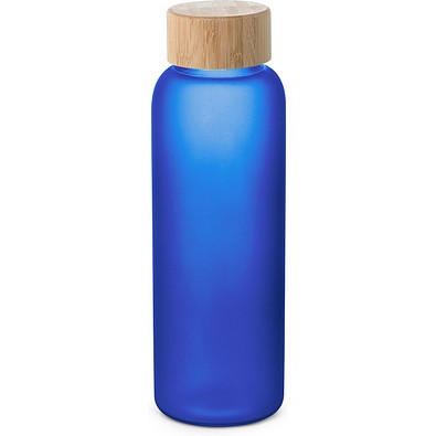 LILLARD. Flasche aus Borosilikatglas mattiert 500 ml, Königsblau