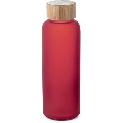 LILLARD. Flasche aus Borosilikatglas mattiert 500 ml, Rot