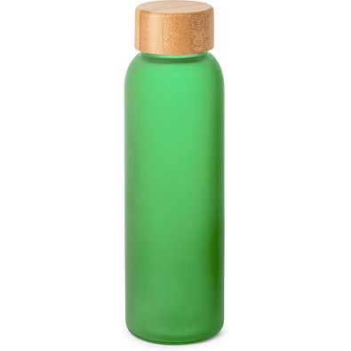 LILLARD GLASS. Trinkflasche aus Mattglas 500ml, Hellgrün