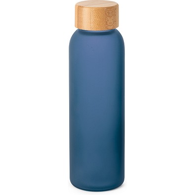 LILLARD GLASS. Trinkflasche aus Mattglas 500ml, Königsblau