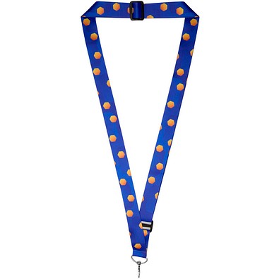Liv Verstellbares Sublimation Lanyard, schwarz