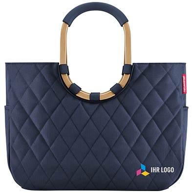 reisenthel® Einkaufskorb loopshopper Lframe rhombus midnight gold