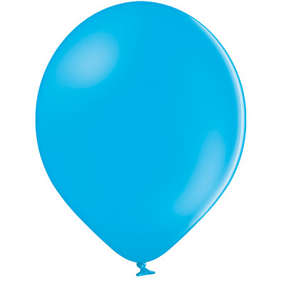 Luftballon aus nachwachsendem Naturkautschuk , Ø ca. 30 cm, Cyan