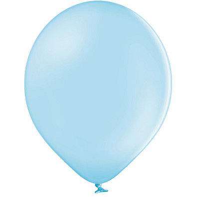 Luftballon aus nachwachsendem Naturkautschuk , Ø ca. 30 cm, Hellblau