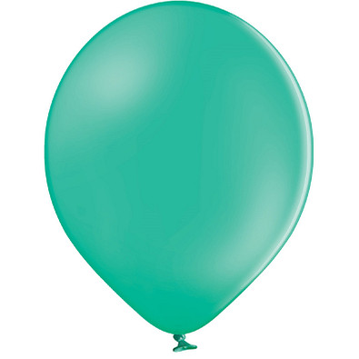 Luftballon aus Naturkautschuk , Ø ca. 30 cm, Türkisgrün