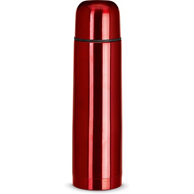 LUKA. Thermosflasche aus Edelstahl mit 500 ml Fassungsvermögen, Rot