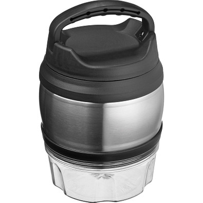 Lunch-Box mit Tragehenkel, 600 ml, grau