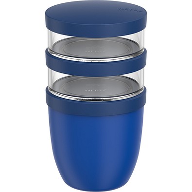 Lunchpot Ellipse 3-teilig 500 ml + 2 x 200 ml vivid blue, vivd blue