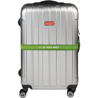 Luuc Sublimation Kofferband aus recyceltem PET, weiss