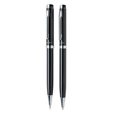 SWISS PEAK® Schreibset Luzern, blaue Mine, schwarz