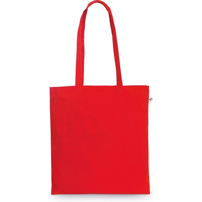 MADEIRA. Tasche aus 100% organische Bauwolle (140 g/m²), Rot