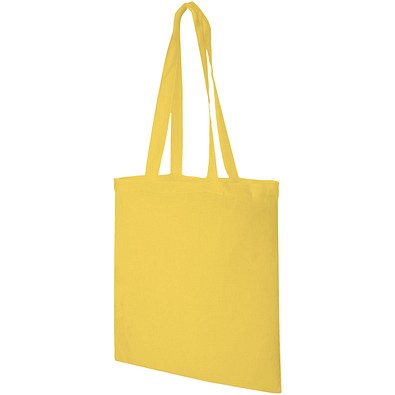 Madras Baumwoll Tragetasche, gelb