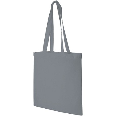 Madras Baumwoll Tragetasche, grau
