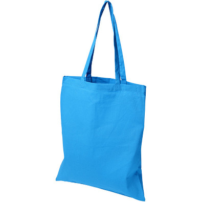 Madras Baumwoll Tragetasche, Process Blue