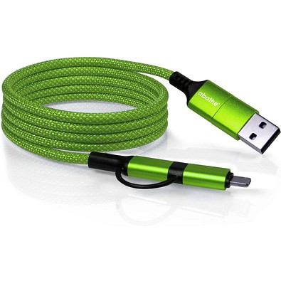 MagCable 4in1 easy magnet , Grün
