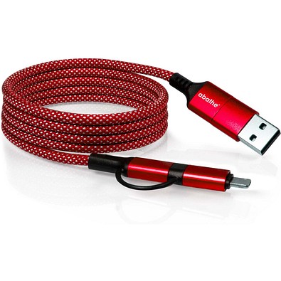 MagCable 4in1 easy magnet , Rot