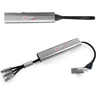 MagCable 5in1 alu, Silber