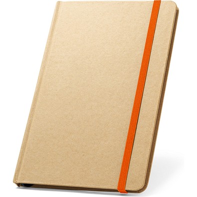 MAGRITTE. A5 Notizbuch mit linierten Blättern, Orange
