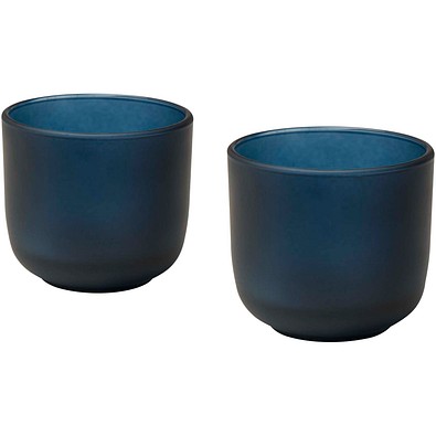 Mal 200 ml Glasbecher – 2er-Set, Hale Blue